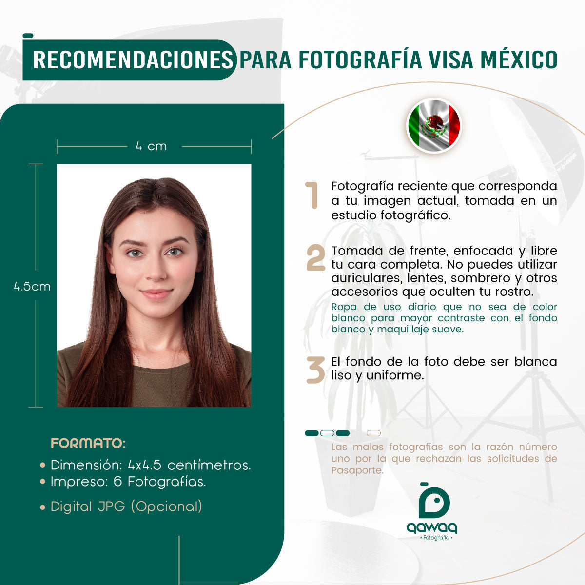 FOTOGRAFÍA VISA MÉXICO