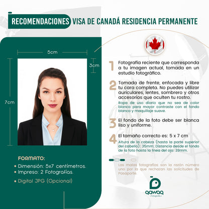 FOTOGRAFÍA VISA CANADÁ
