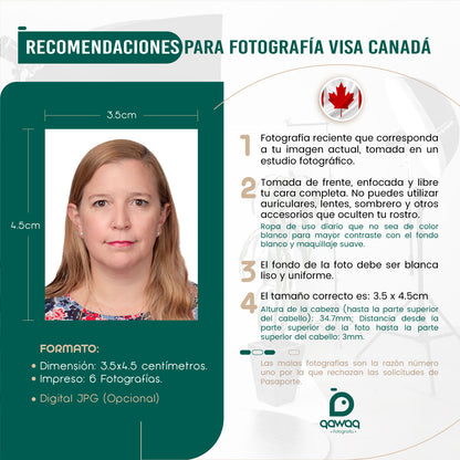 FOTOGRAFÍA VISA CANADÁ