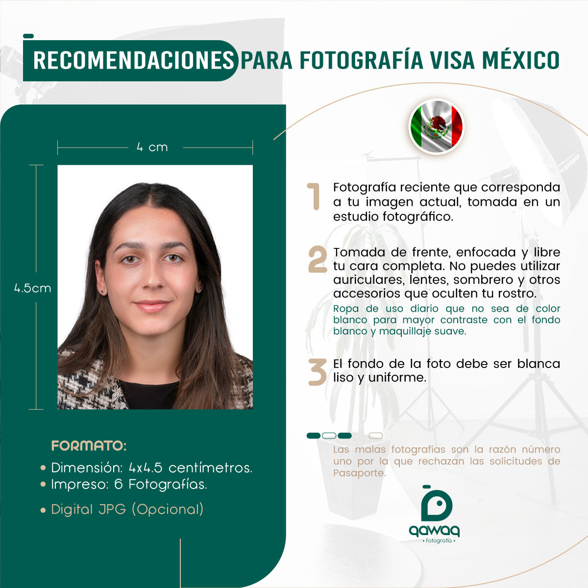 FOTOGRAFÍA VISA MÉXICO