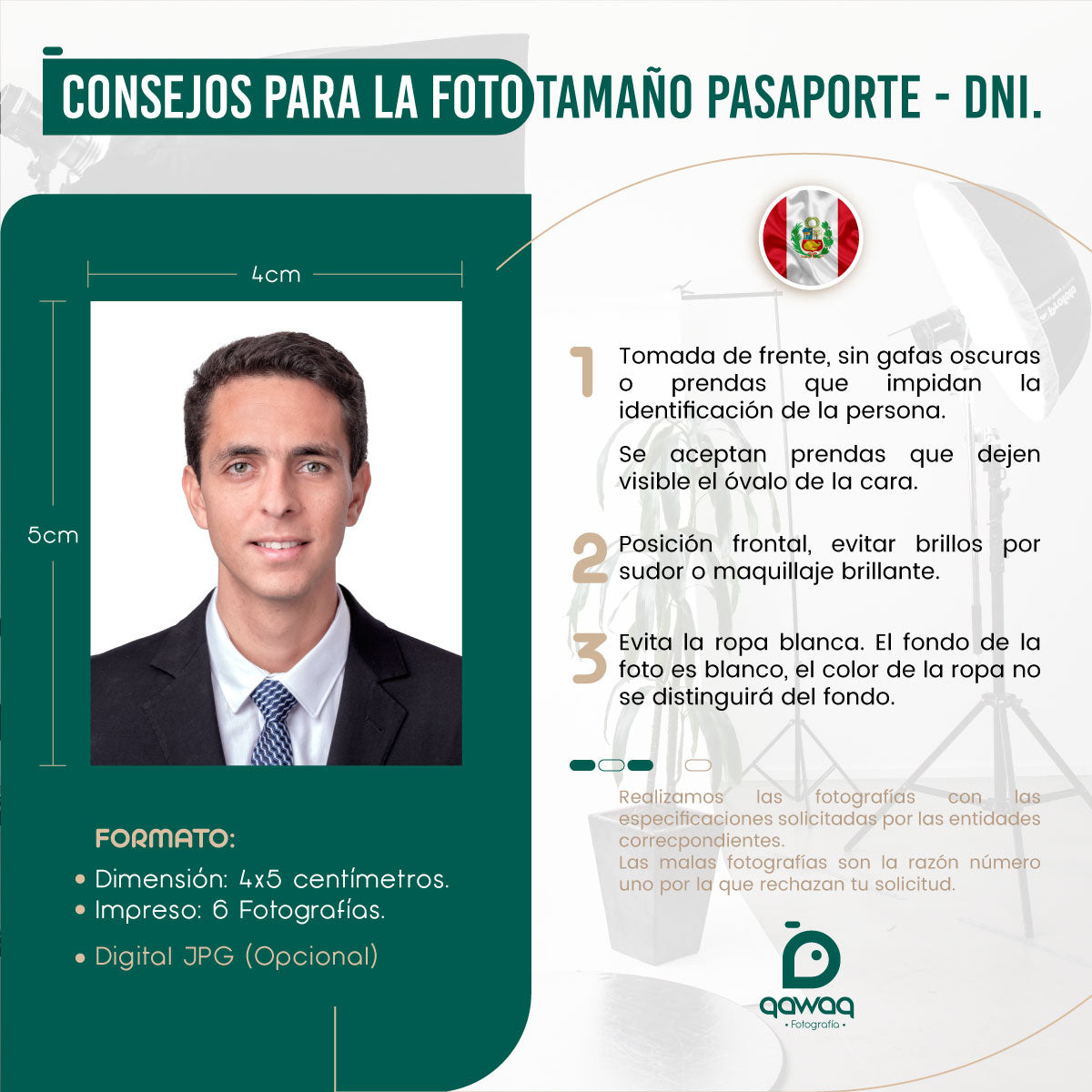 FOTOGRAFÍA PASAPORTE