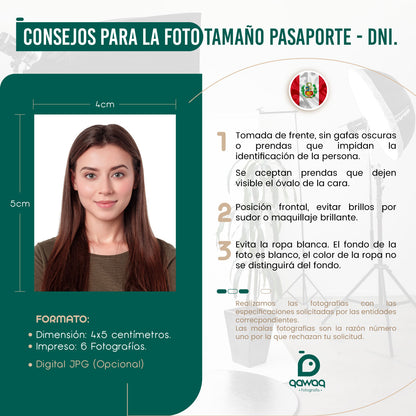 FOTOGRAFÍA PASAPORTE